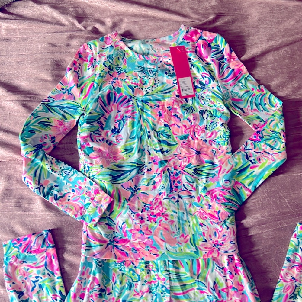 Lily Pulitzer Girls Sammy Pajama Set size 12